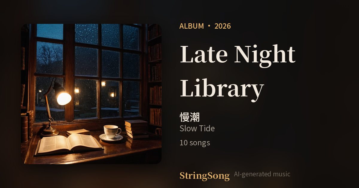 Late Night Library cover