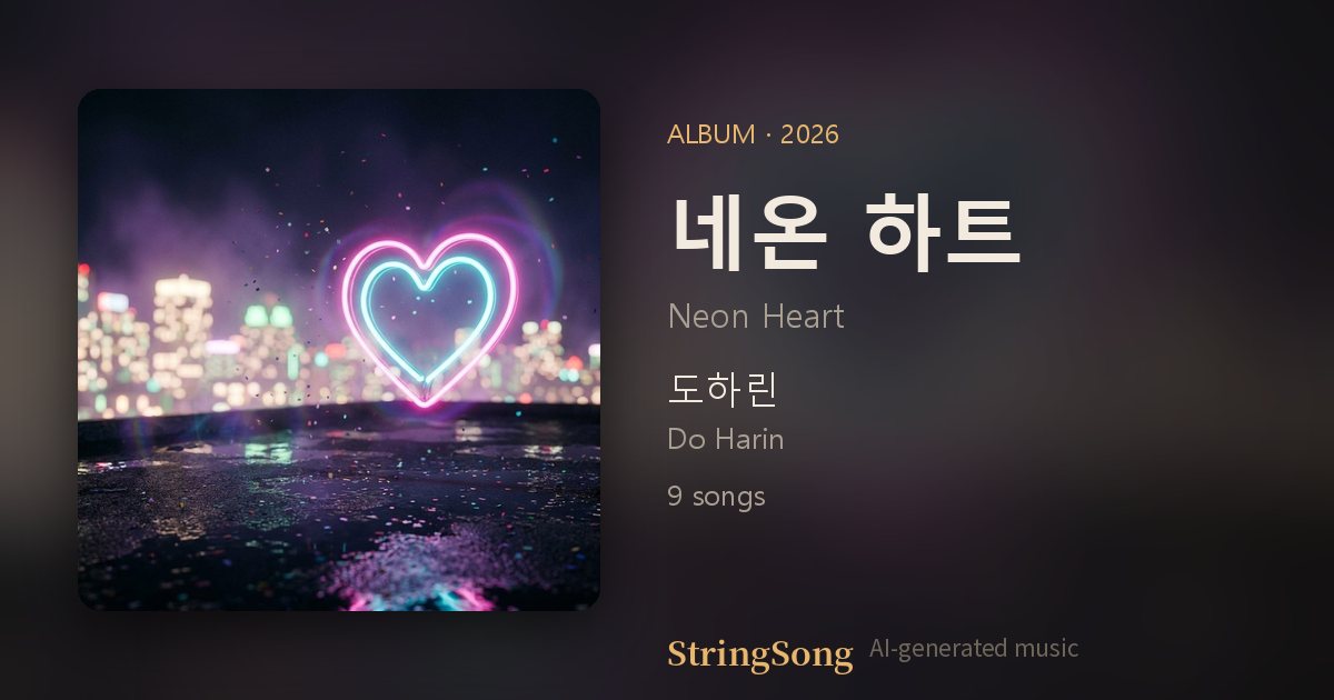 네온 하트 cover