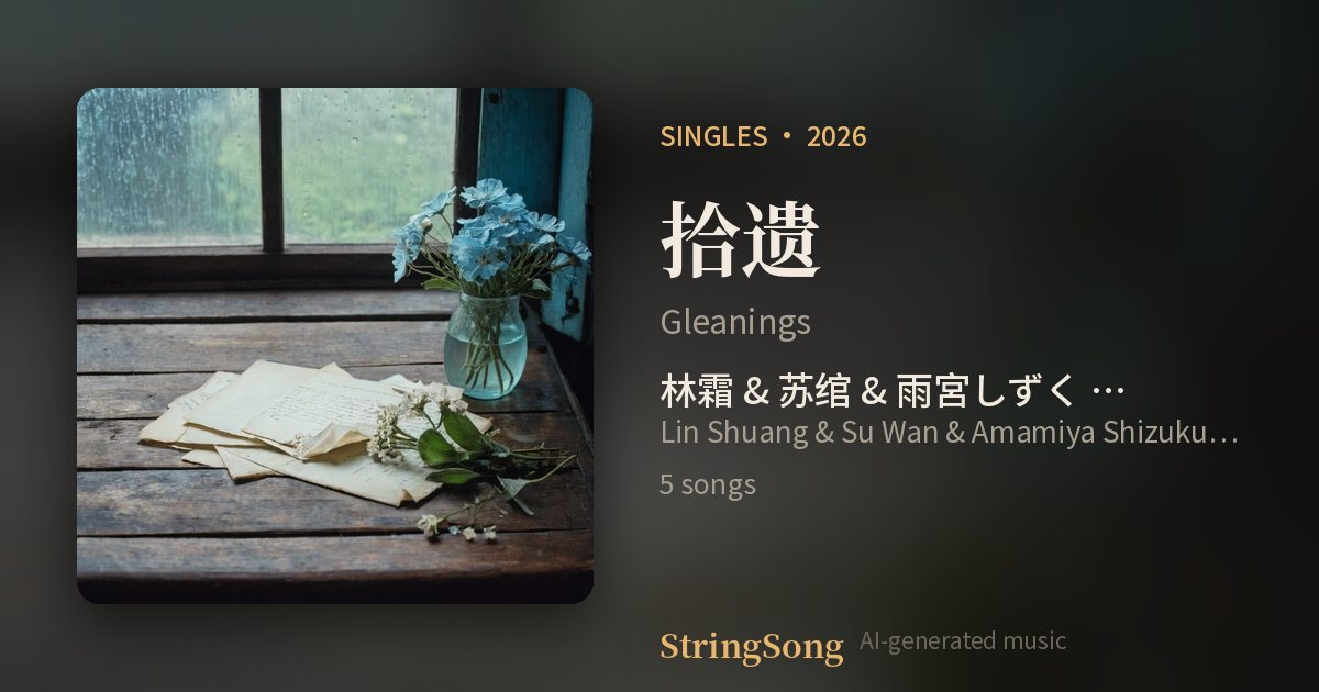 拾遗 cover