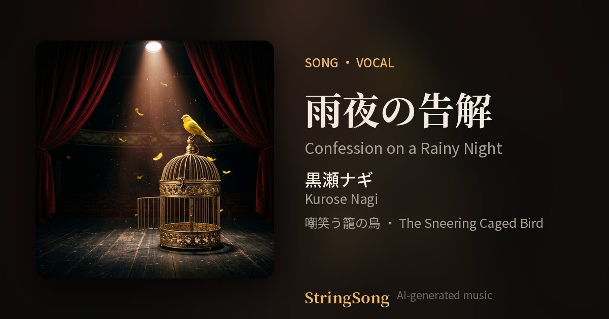 雨夜の告解 cover