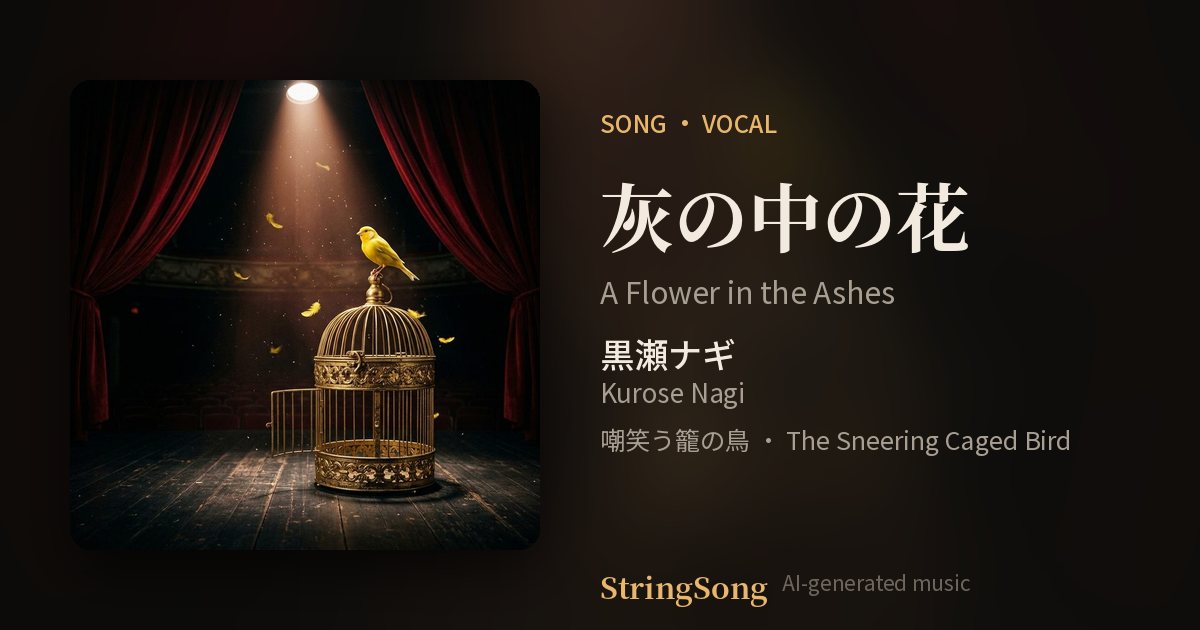 灰の中の花 cover