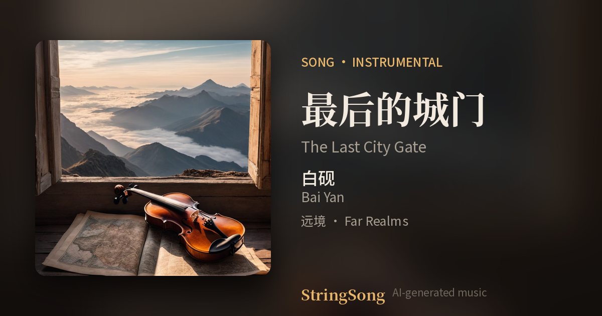 最后的城门 cover