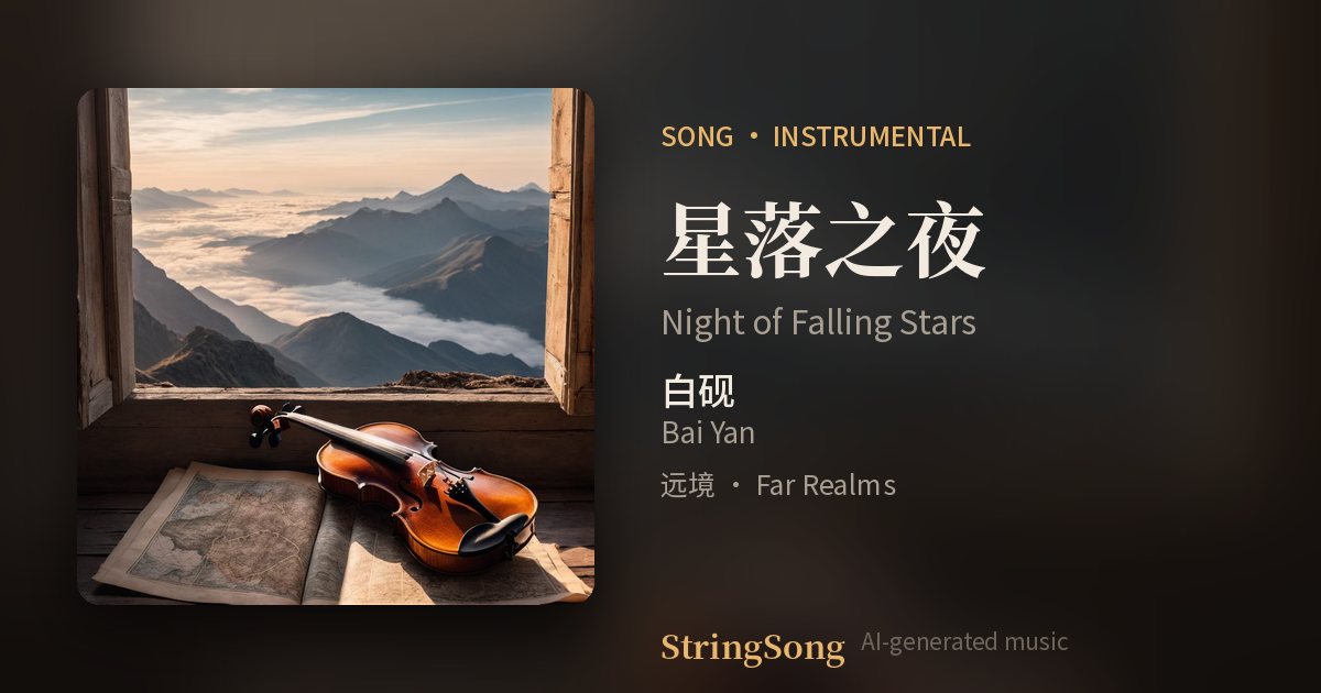 星落之夜 cover
