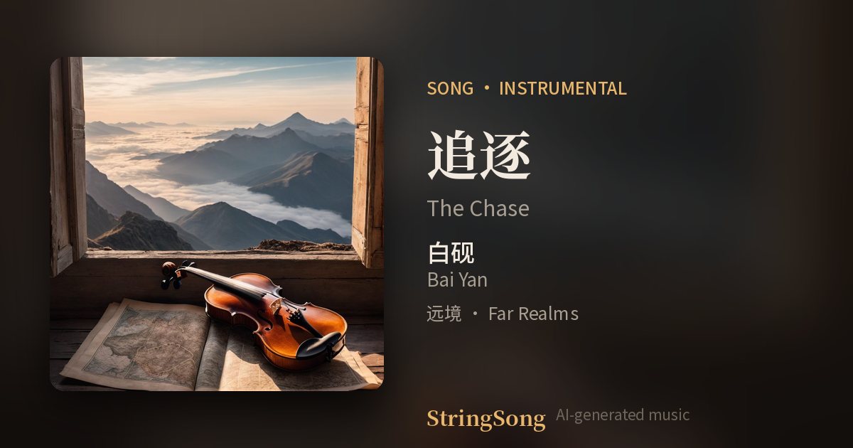 追逐 cover