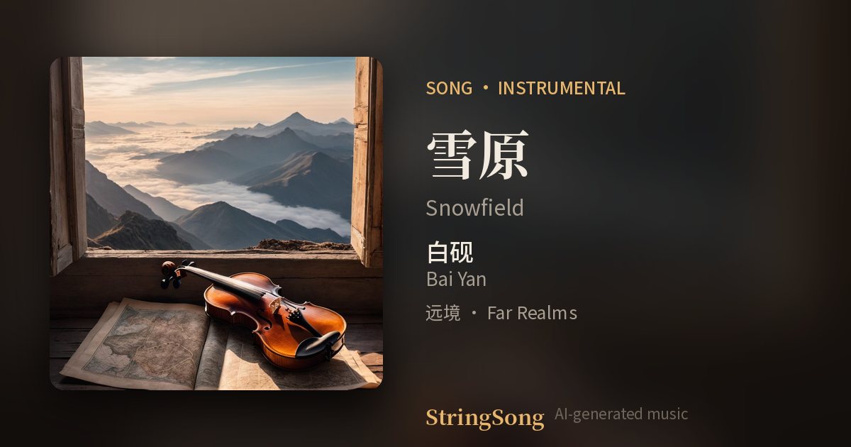 雪原 cover