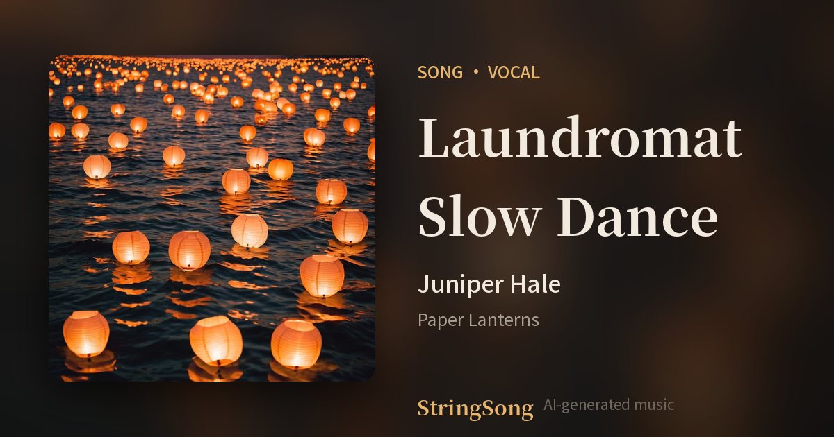 Laundromat Slow Dance cover