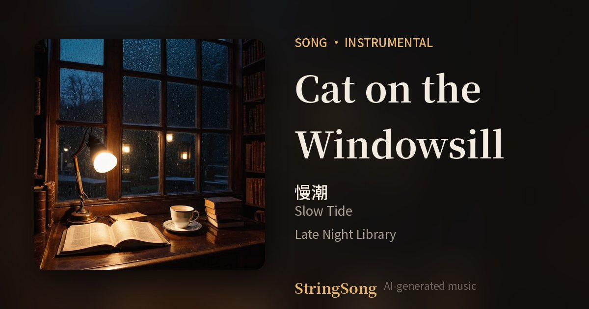 Cat on the Windowsill cover