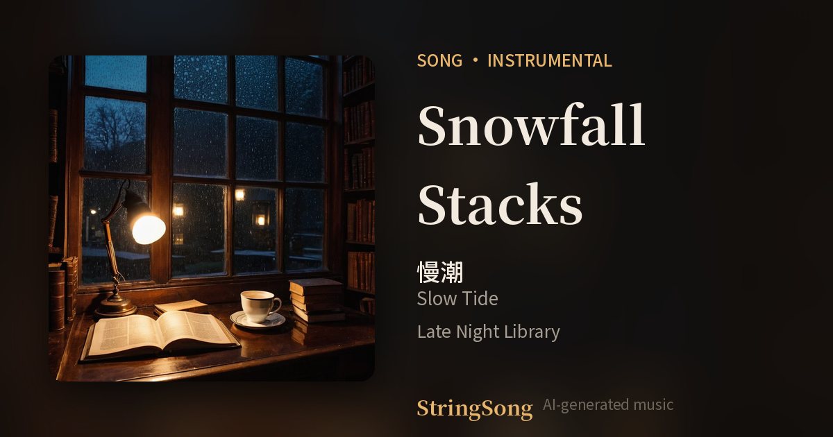 Snowfall Stacks cover