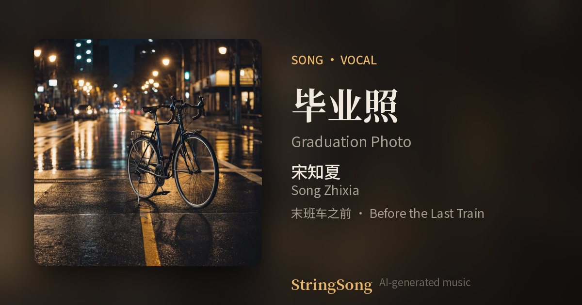 毕业照 cover