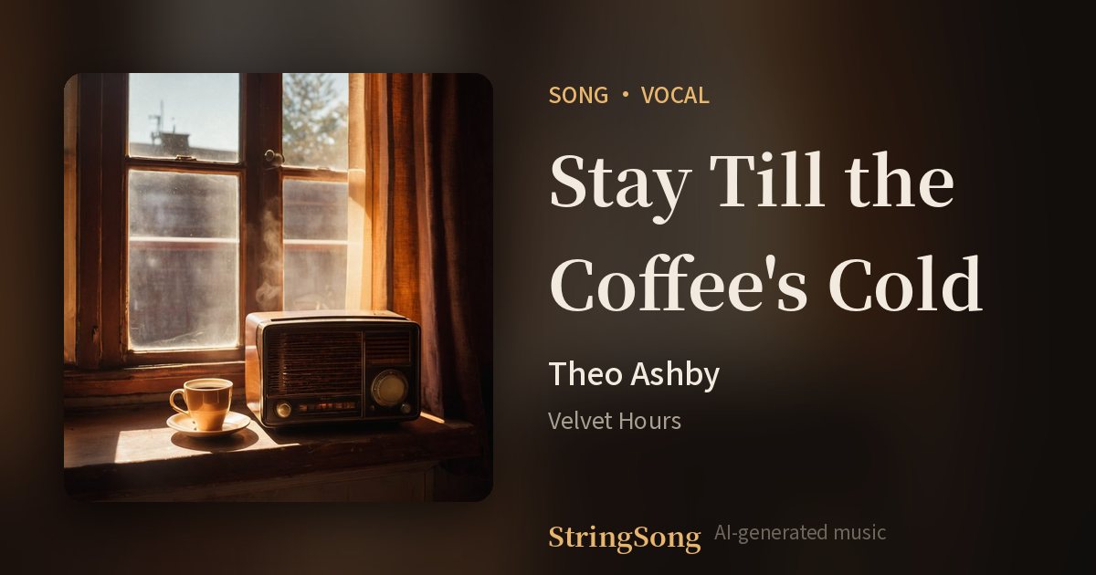 Stay Till the Coffee's Cold cover