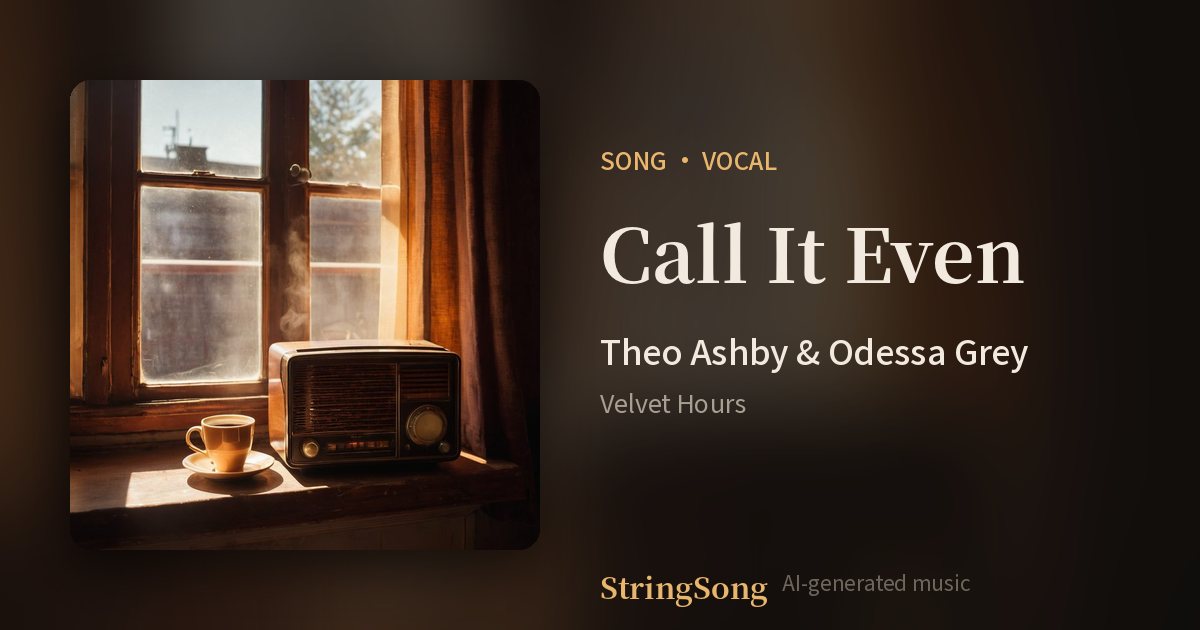 Call It Even cover