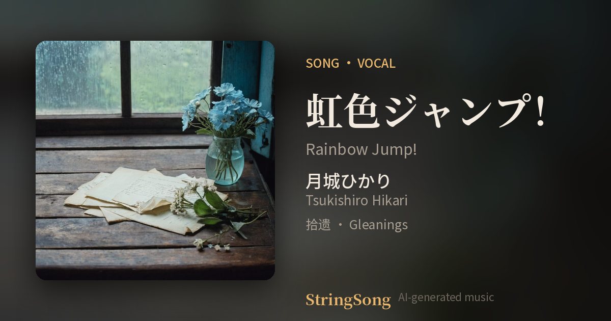 虹色ジャンプ！ cover