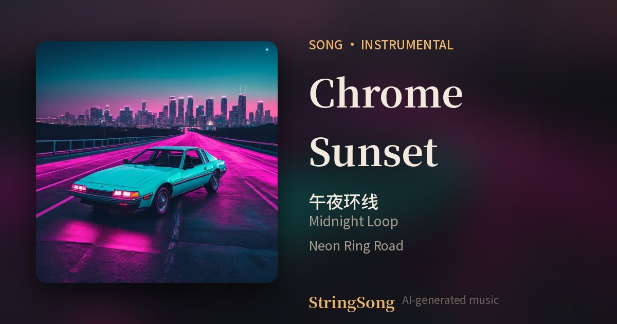 Chrome Sunset cover