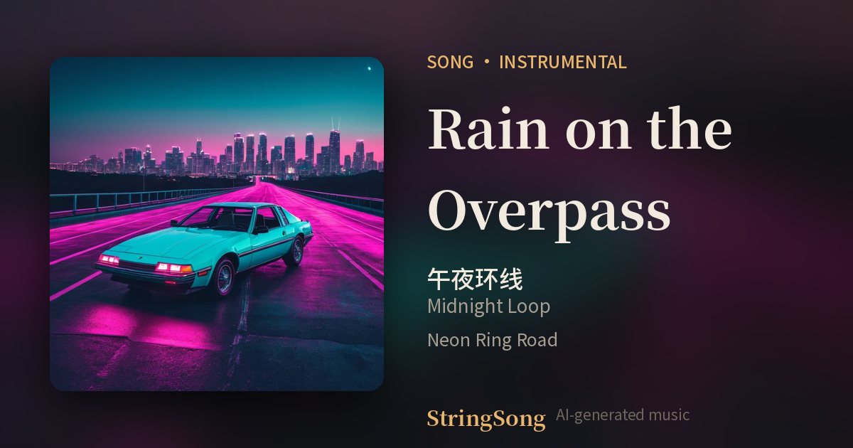 Rain on the Overpass cover