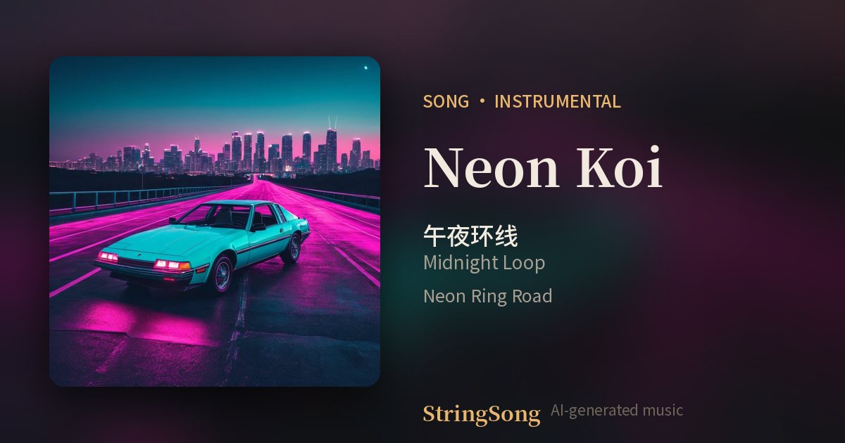 Neon Koi cover